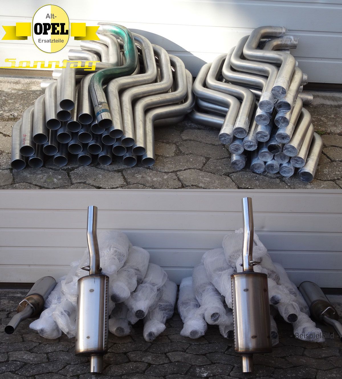 Edelstahl Auspuff Diplomat B