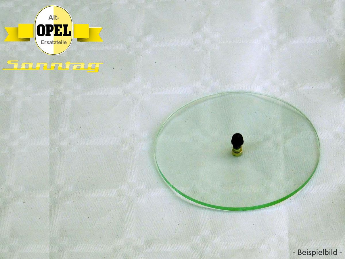 Glasscheibe für Zeituhr OPEL Admiral Diplomat B