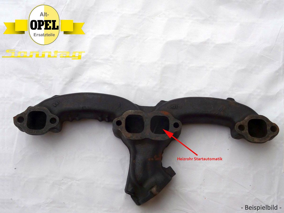 Auspuffkrümmer OPEL Kapitän A  Admiral A  Diplomat A V8