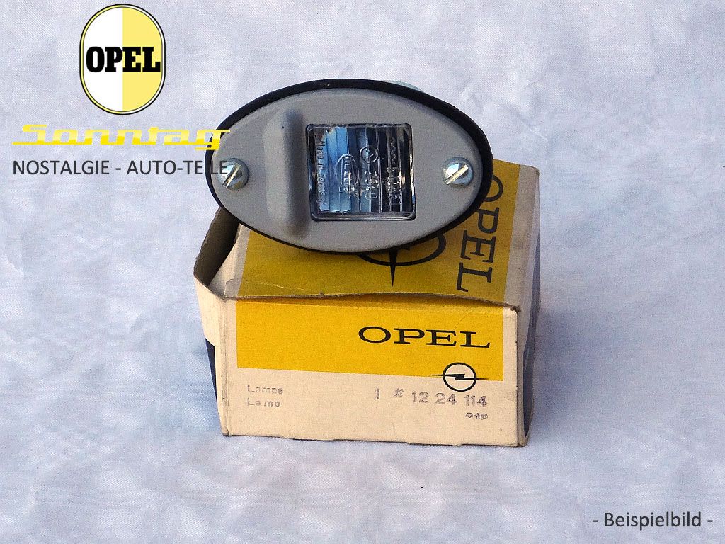 1224114 Kennzeichenleuchte OPEL Blitz