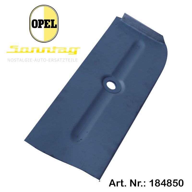 Schliessblech Reparaturblech  OPEL Kapitän B  Admiral B  Diplomat B